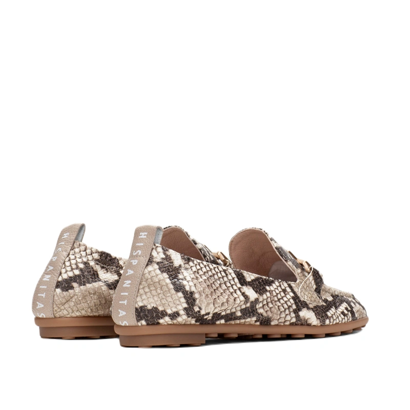 Mokasine Hispanitas HV254027 Snake Taupe