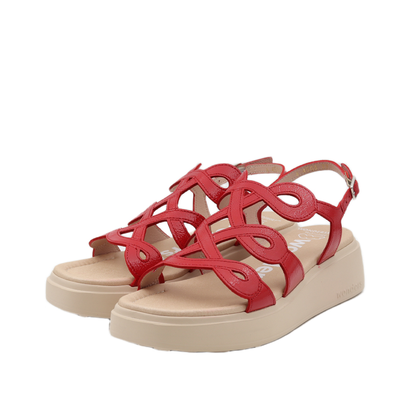 Sandale Wonders A4503 Lack Rojo