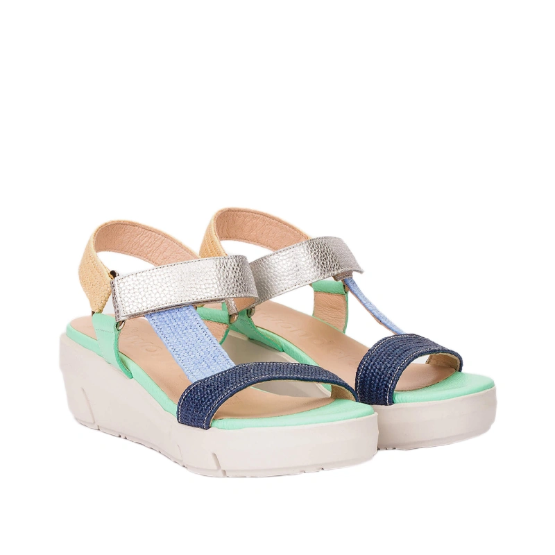 Sandale Wonders D8290 Elast Rafia